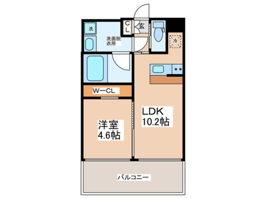 間取図 プレジオ阿波座