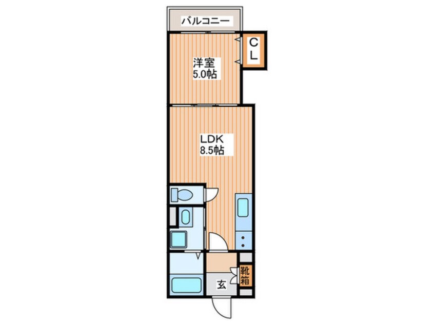 間取図 スリール明和Ⅱ