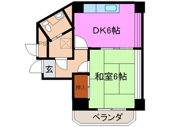 間取図 羽坂ヤマトビル