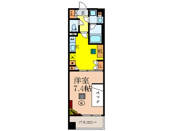 間取図 アパートメンツ江坂（南側）