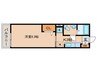 アンフィニ－唐崎Ａ 1Kの間取り