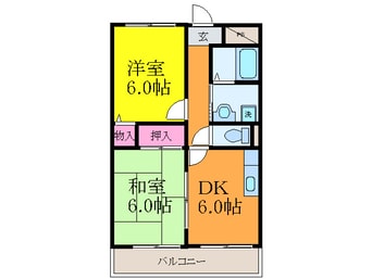 間取図 ピュア・プレイス
