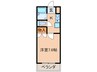 サンシ－ド二番館 1Kの間取り