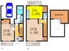 太田一丁目戸建住宅 2DKの間取り