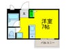 ソフィビル 1Rの間取り