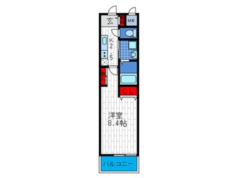 間取図 グロ－パレス田島