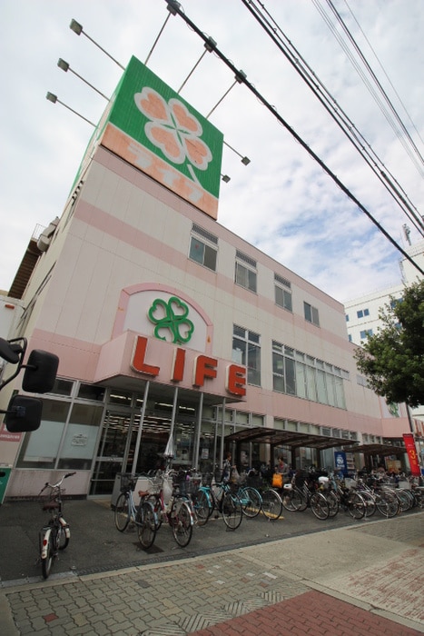 ライフ生野林寺店(スーパー)まで280m グロ－パレス田島