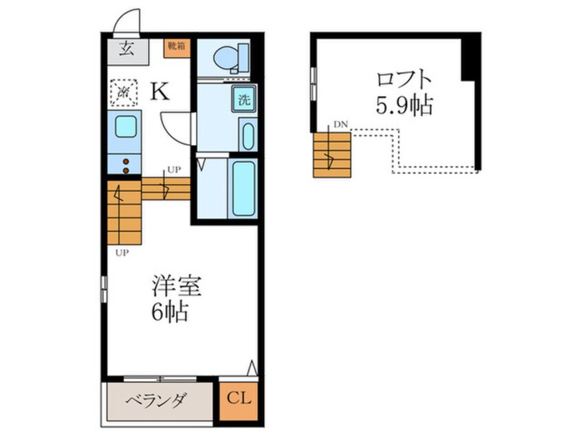 間取図 ハーモニーテラスmiletⅡ