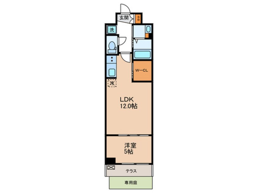 間取図 スワンズ京都東寺ガーデン(101)