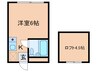 サンシャト－２１ 1Rの間取り
