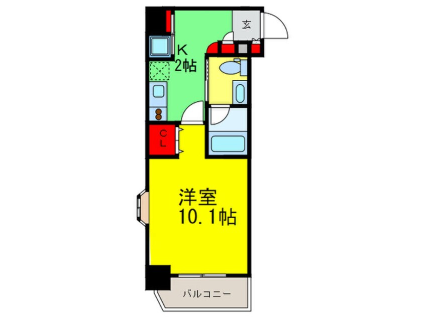 間取図 アーデン土佐堀