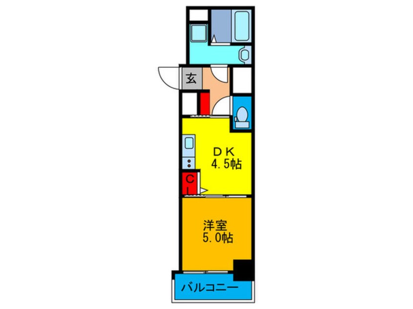 間取図 サクセス京阪本通