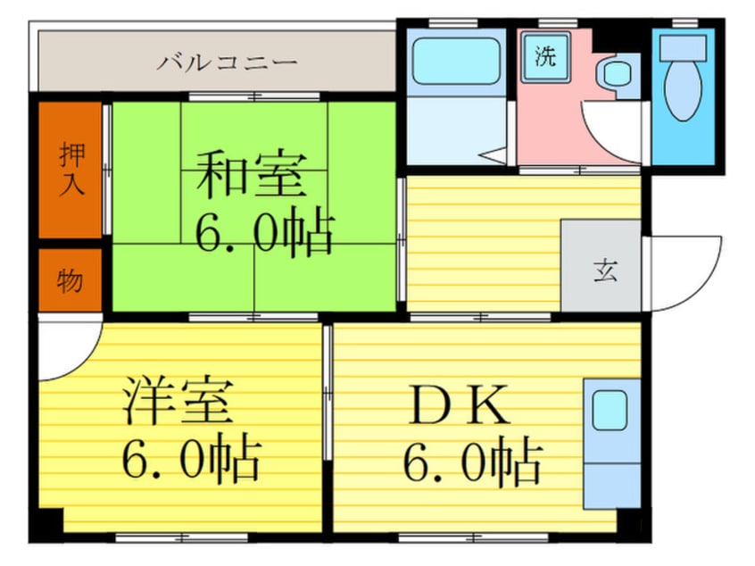 間取図 開田マンション