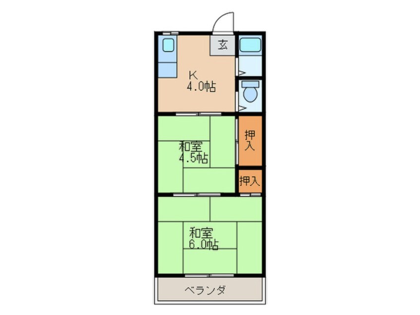 間取図 掃部マンション