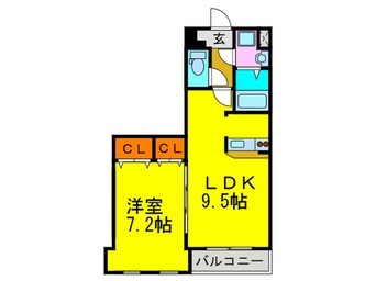 間取図 フレシ－ル