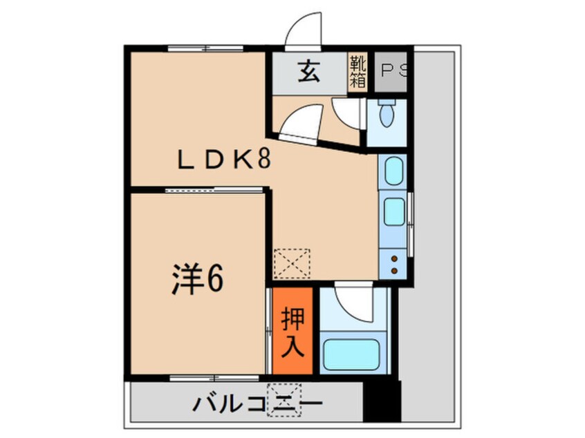 間取図 マンション甲陽