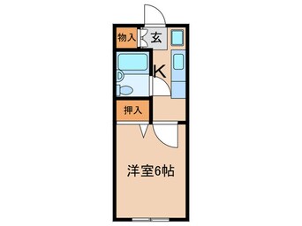 間取図 コーポ杉