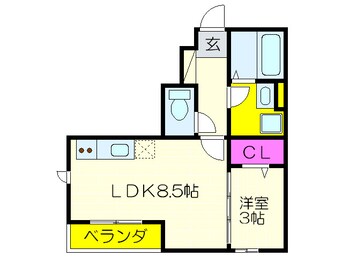 間取図 メゾンドア－ル