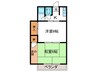 六斉ハイツ 2Kの間取り
