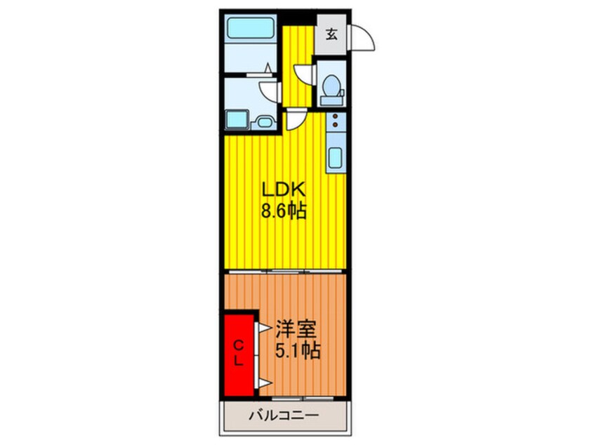 間取図 アート門真本町