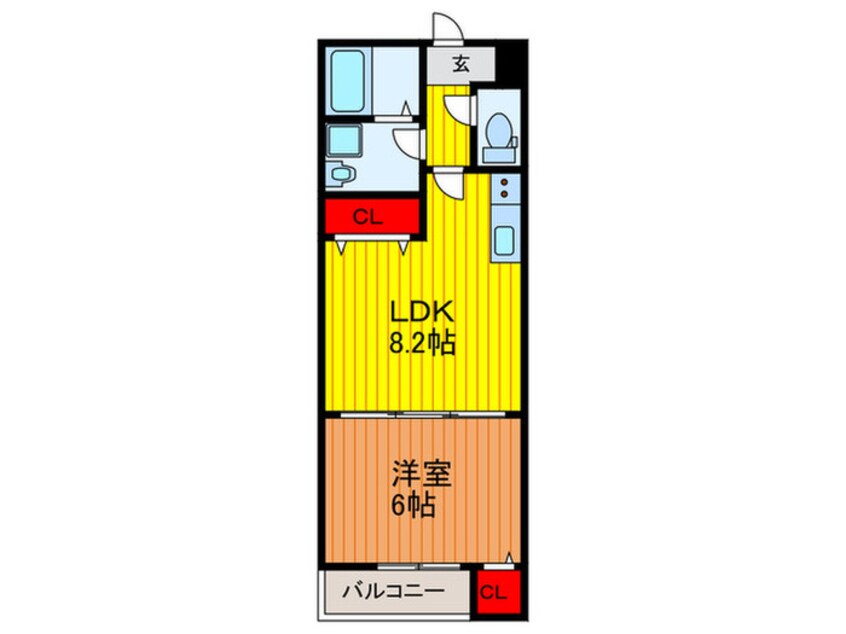 間取図 アート門真本町