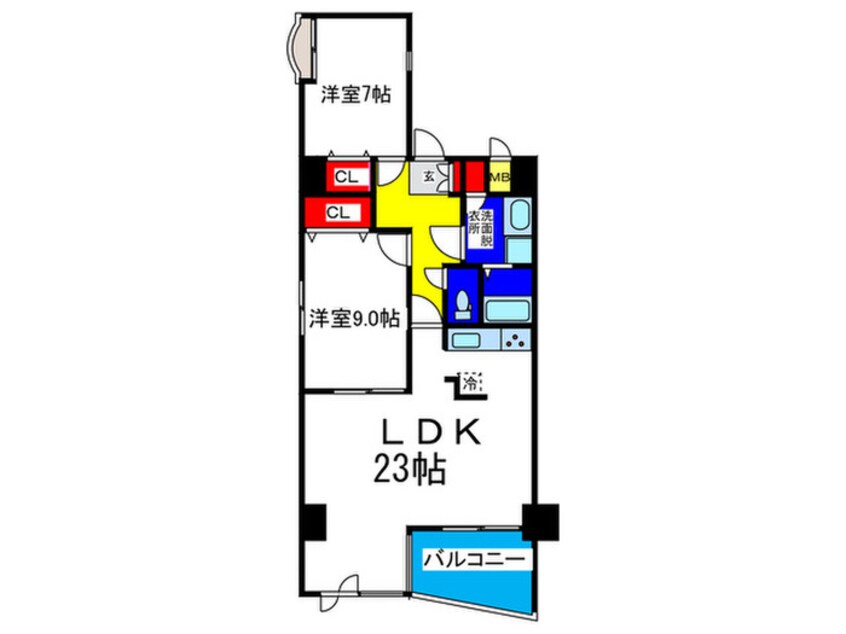 間取図 リップル　オアシススクエア