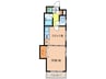 フェリーチェ江坂マンション 1DKの間取り