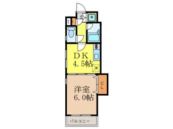 間取図 フェリーチェ江坂マンション