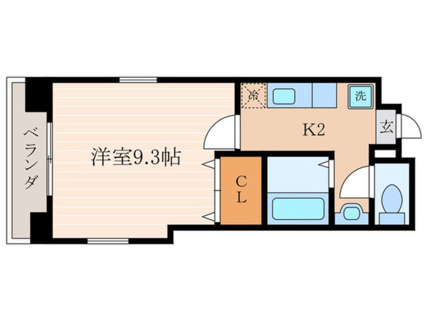 間取図 ハウスセゾン御所南