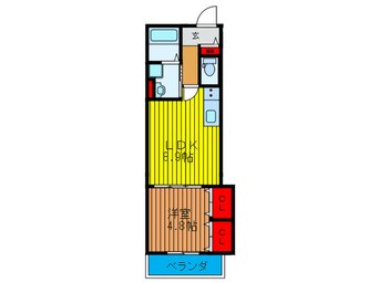 間取図 セレニティ八雲北町