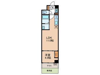 間取図 スワンズ京都東寺ガーデン(105)