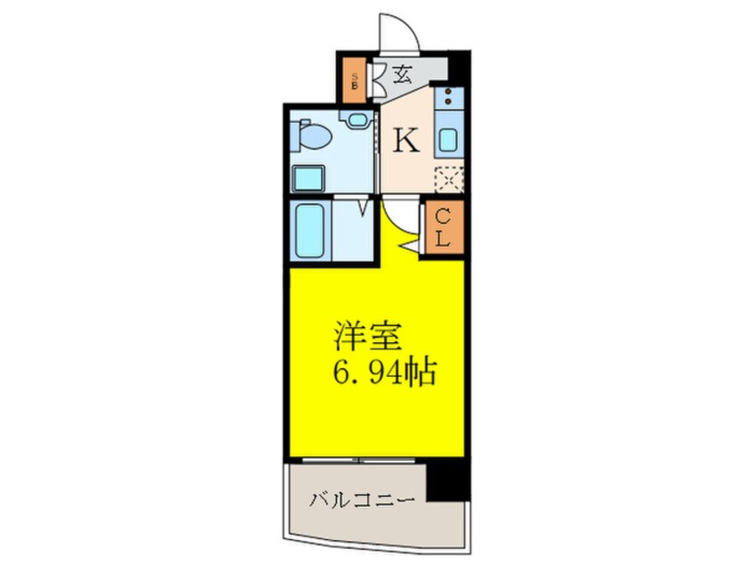 間取図 セレニテ江坂ルフレ