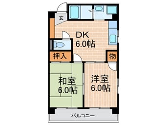 間取図 プチメゾン南甲子園