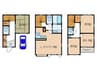 水笠通戸建 4LDKの間取り