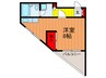 アーバンNS門真 1Rの間取り