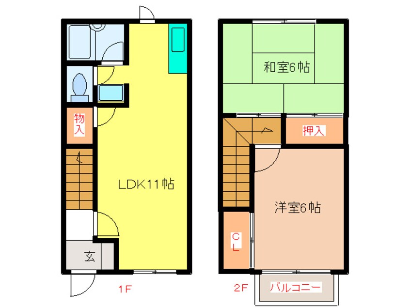 間取図 メゾンド ショウウン