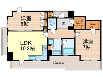 間取図 ルネグラン夙川北名次(501)