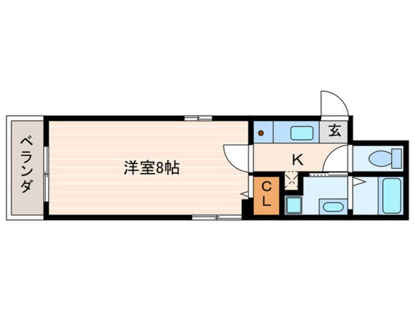 間取図 Dear　Court四条烏丸