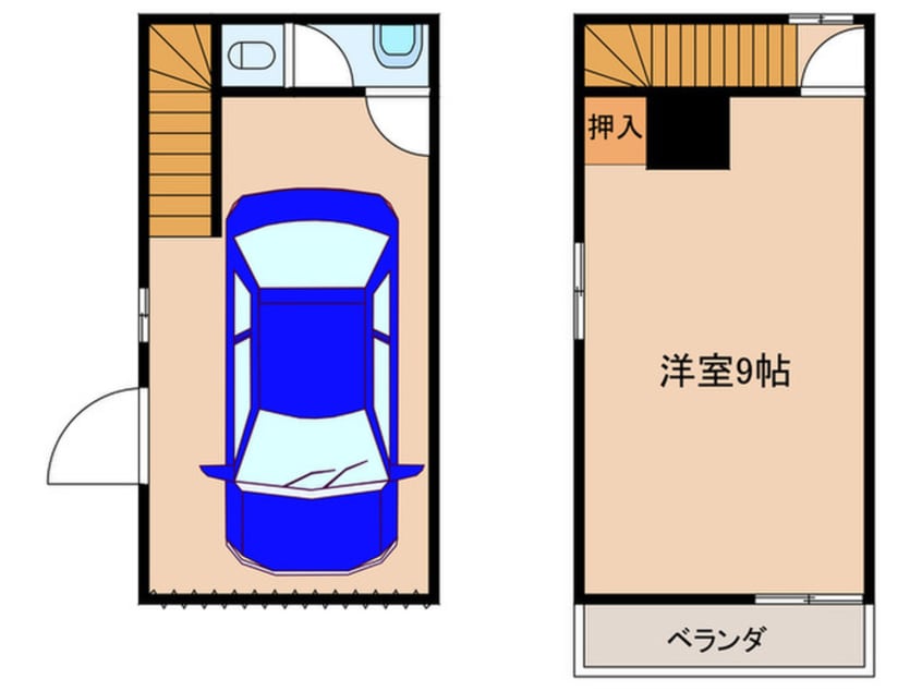 間取図 西野々2丁目倉庫