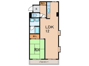 間取図 ベルグリーン鈴蘭台