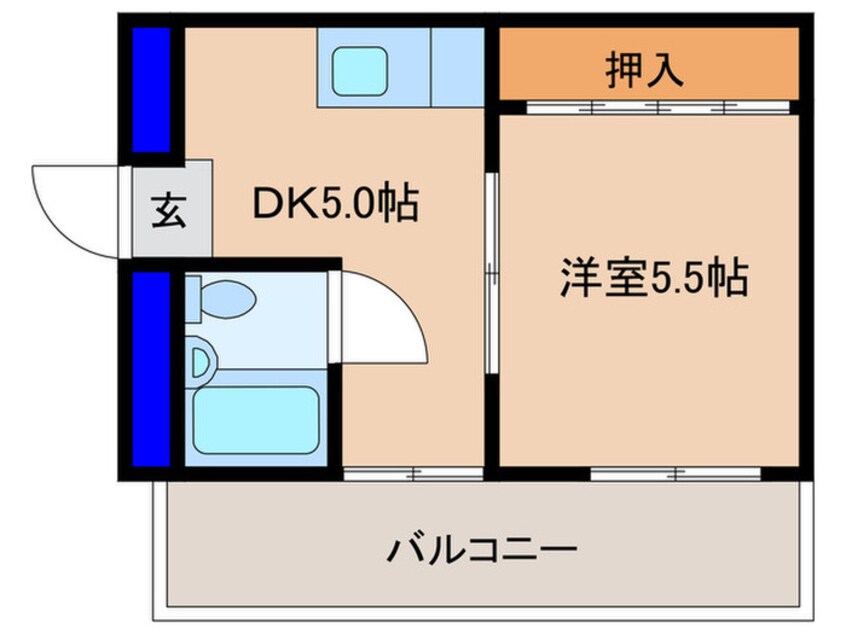 間取図 ハイツＡ１