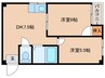 ハイツＡ１ 2DKの間取り