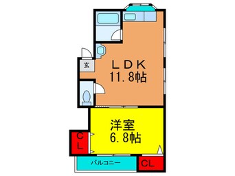 間取図 ビラネージュ香里
