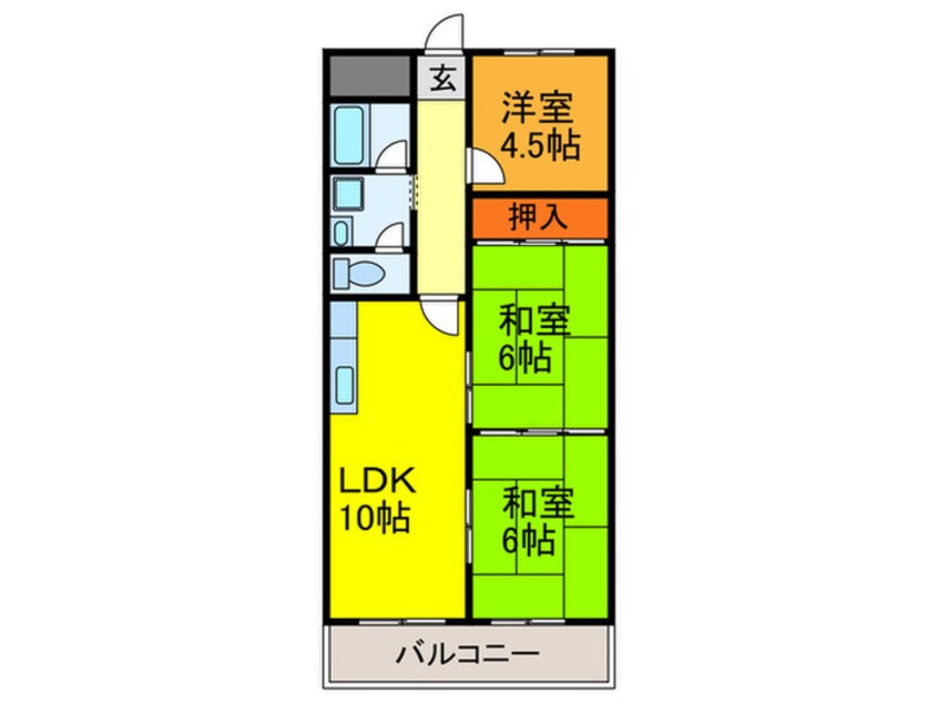 間取図 ベルエポック志紀