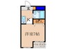 セイント１８ 1Kの間取り