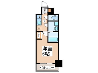 間取図 エスリード大阪リエート(204)
