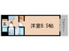 メゾンチェリ－ 1Kの間取り