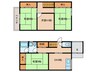 城陽市寺田正道54番地3 4DKの間取り
