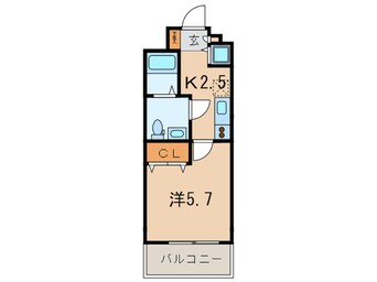 間取図 ラウル六甲道