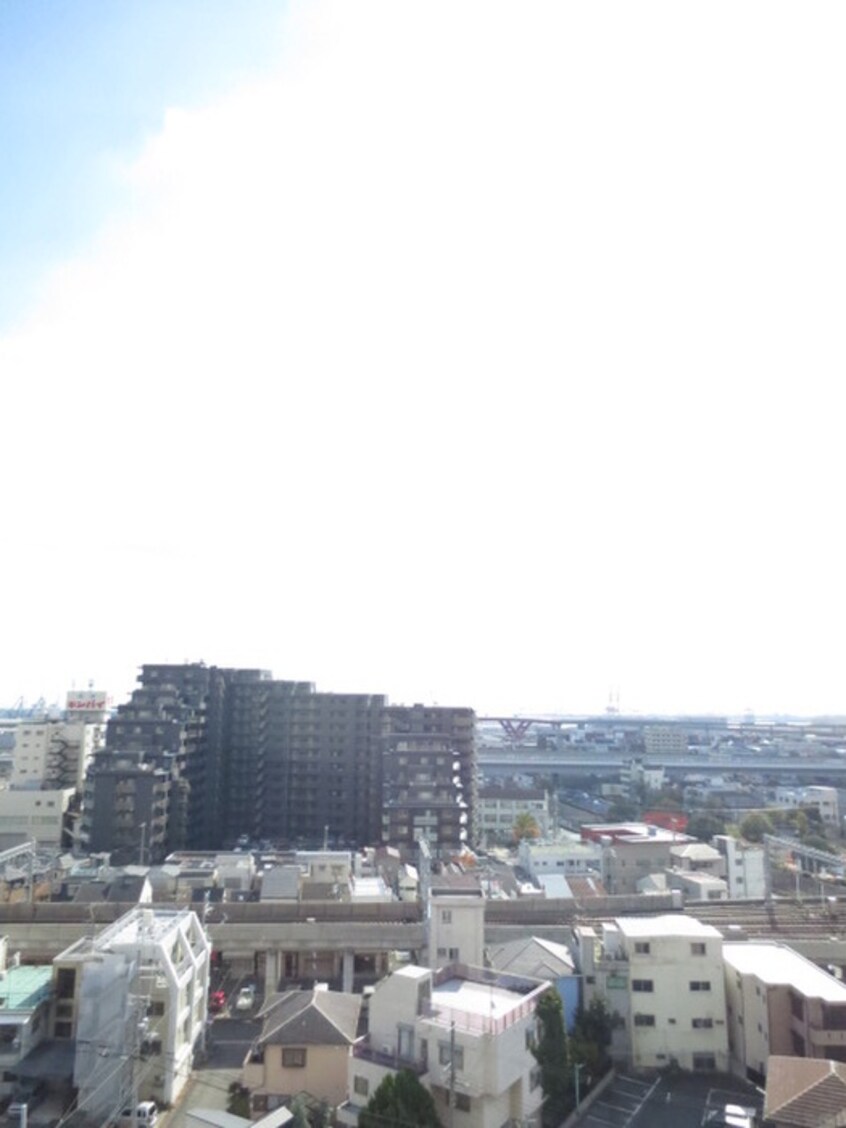 室内からの展望 ラウル六甲道